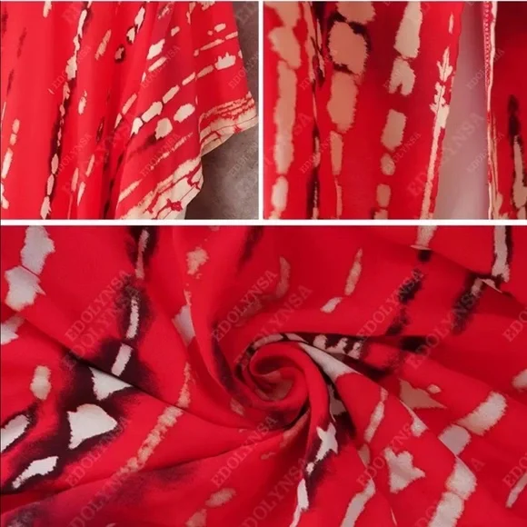 Amaranth Petal Kimono Kaftan - Picture 6 of 6